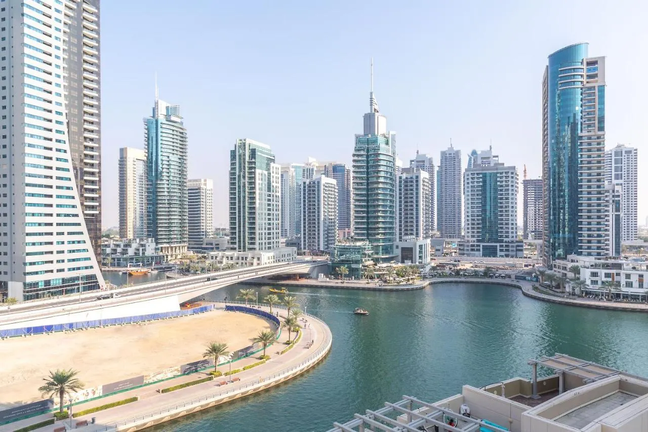 דובאי Nasma Luxury Stays - Pastel-Colored Apt With Jaw-Dropping Marina Views 0*,